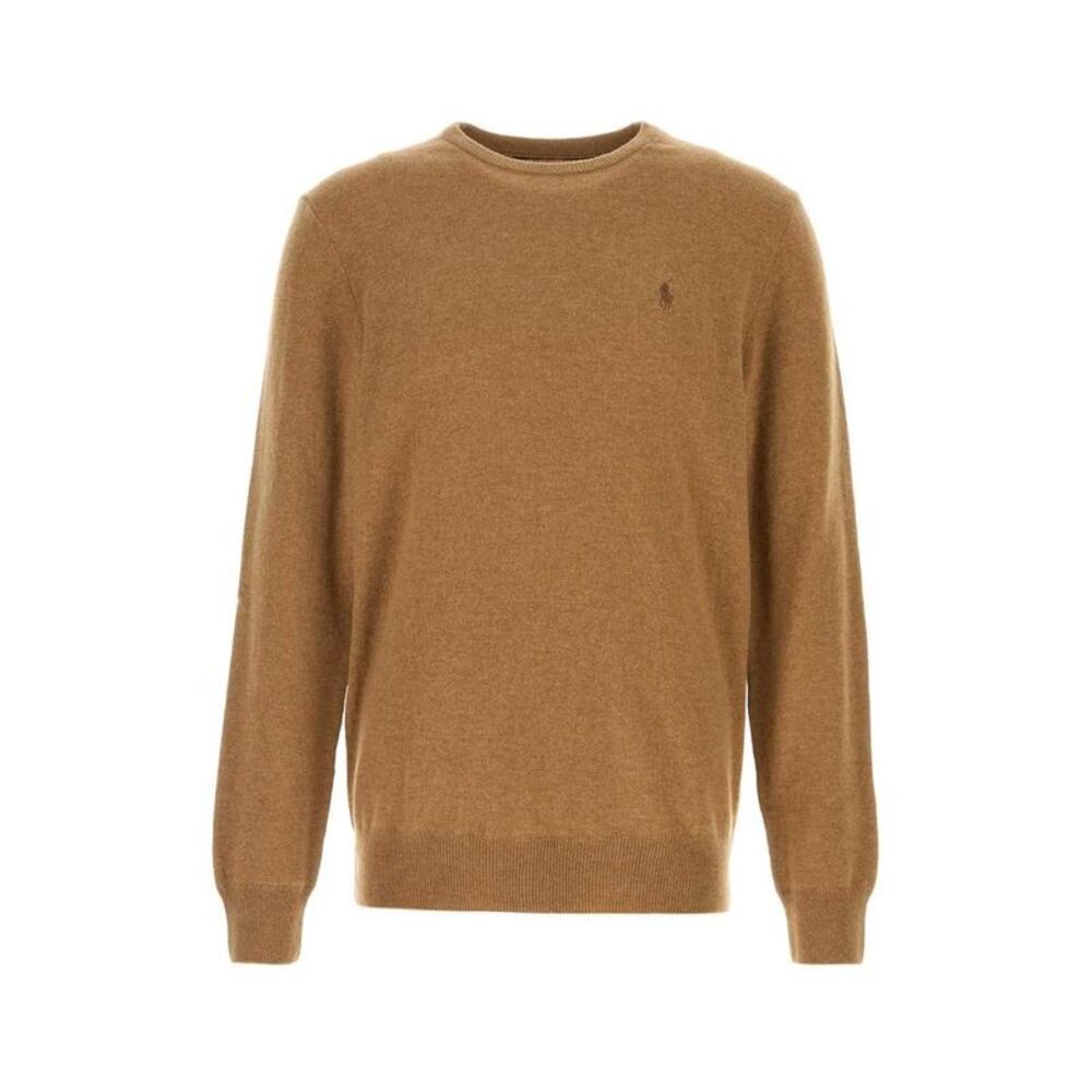 POLO RALPH LAUREN Men's Crewneck Sweater Men CAMEL Sweaters & Cardigans